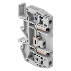 Клемма винтовая JXB-6S1/35 с продольным размыкателем и измерительными гнездами серая EKF plc-jxb-6S1/35gy