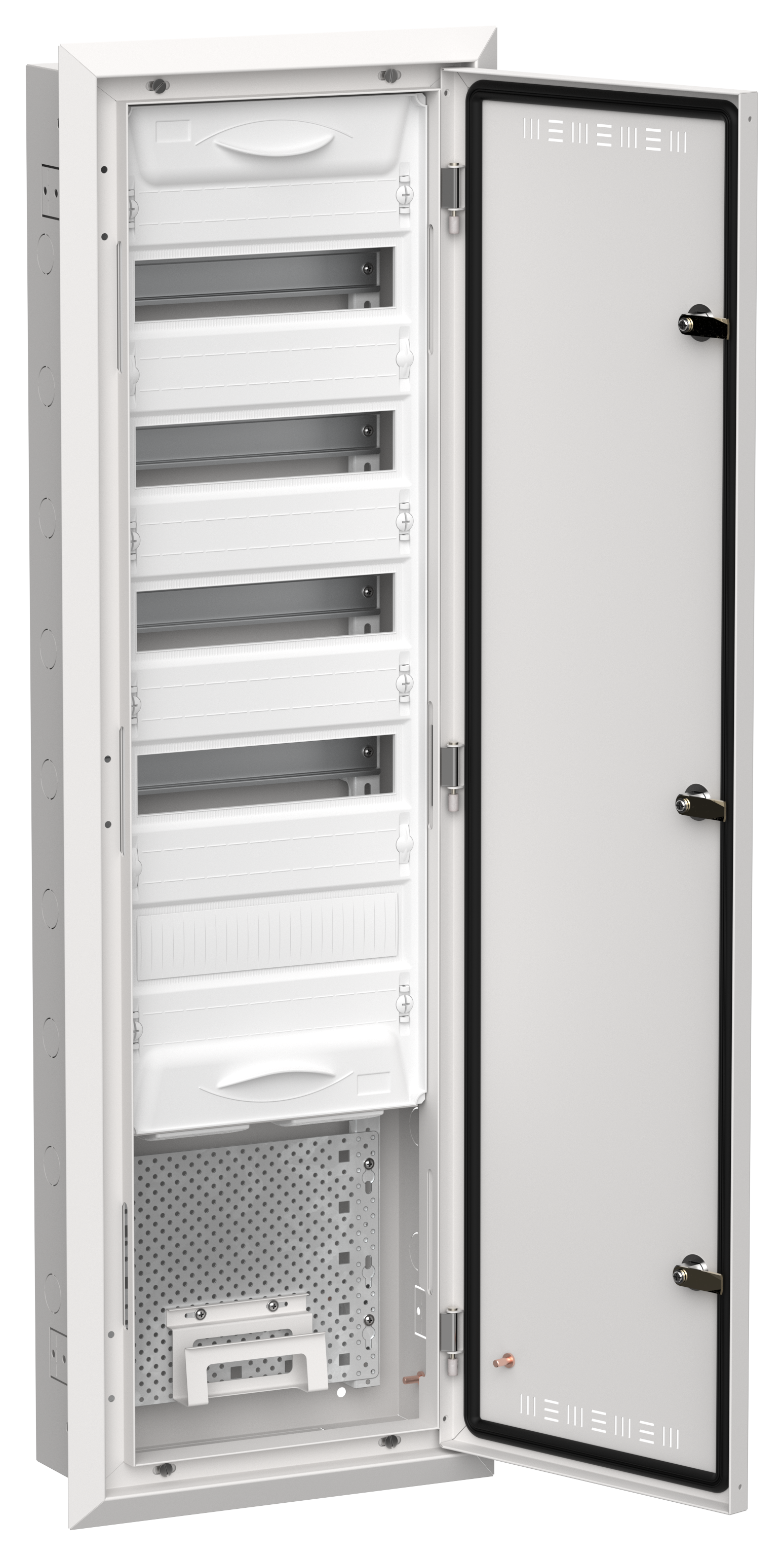 TITAN 5 Корпус комбинированный ЩРв-60 (1х84) 1130х365х130мм IP30 белый IEK