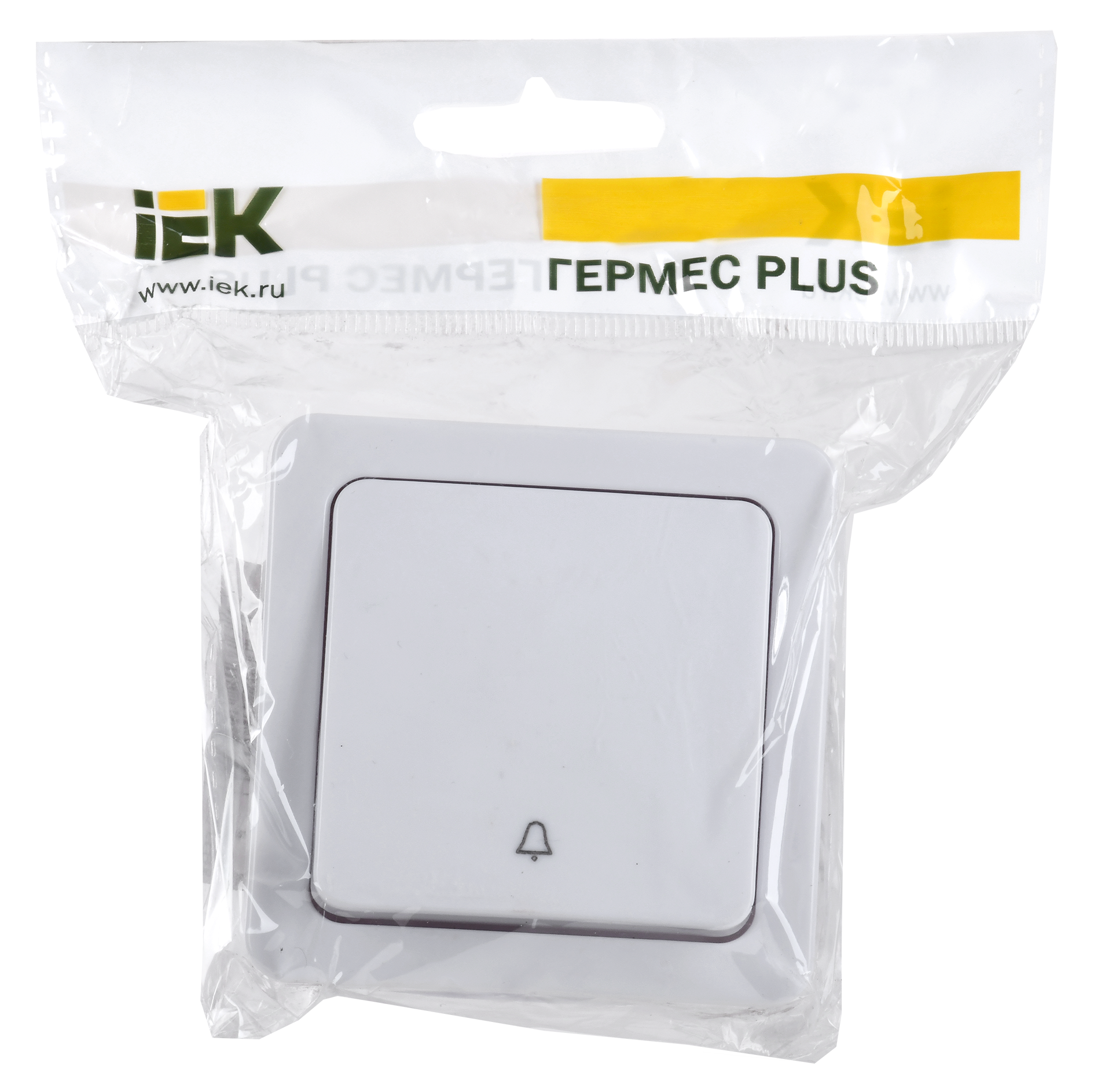 Выключатель 1-клавишный для открытой установки кнопочный ВСк20-1-0-ГПБ IP54 ГЕРМЕС PLUS (цвет клавиши: белый) IEK - Фото 2