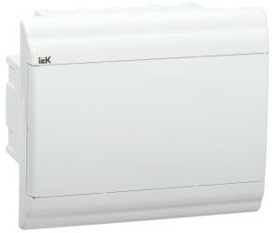 PRIME Корпус пластиковый ЩРВ-П-9 модулей встраиваемый белый/белая дверь IP41 IEK MKP82-V-09-WD-41-20