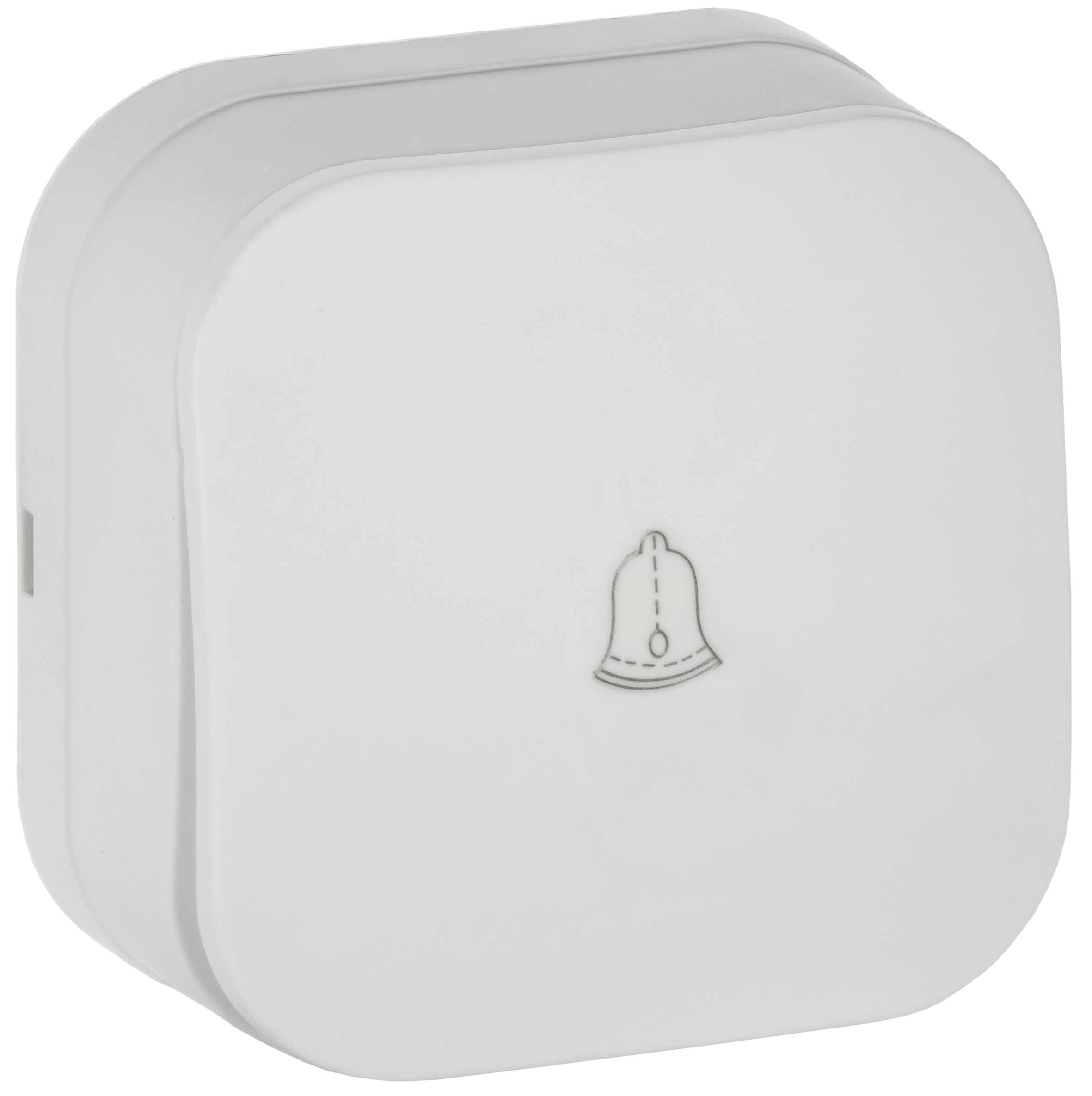 GLORY Выключатель 1-клавишный для открытой установки самовозвратный 10А ВСс20-1-0-ХБм белый матовый IEK EVH14-K01M-10