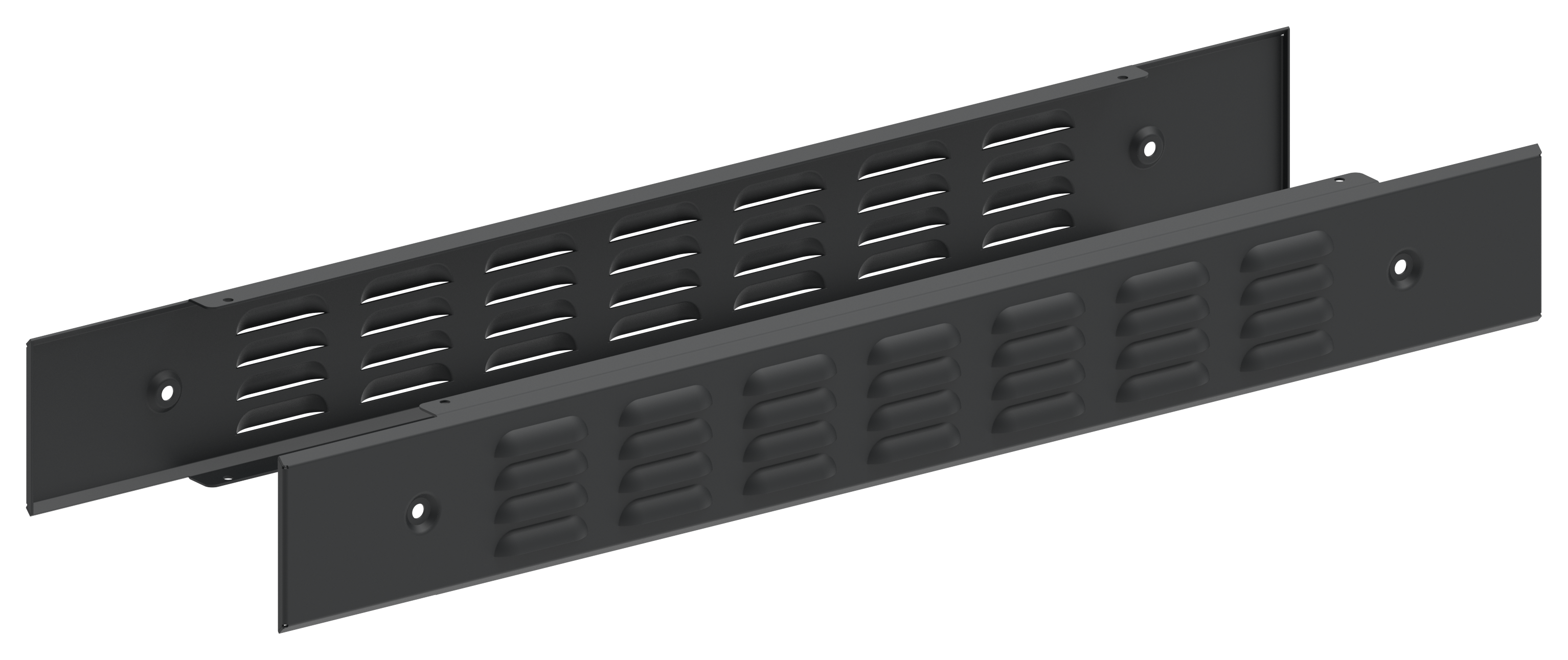 FORMAT Панель цоколя вентилируемая 100х800мм RAL7021 (2шт/компл) IEK FO-00D-PCV-010-080-7021
