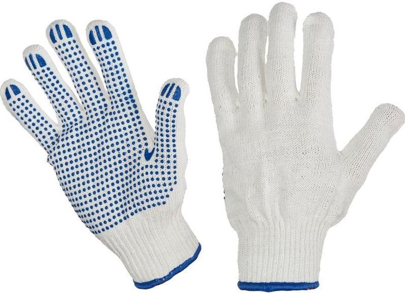 Перчатки рабочие ТОЧКА с ПВХ-покрытием (10 класс, 10 разм) EKF Master pe10ct-10-mas