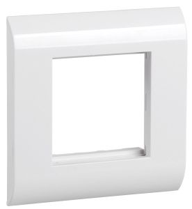 ITK Лицевая рамка для модуля Mosaic 80х80мм пластиковый суппорт белая CS5-12M-P