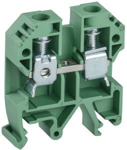 Клемма винтовая КВИ-10мм2 зеленая IEK YZN30-010-K06