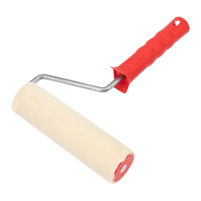 Валик велюр, ворс 5 мм, ширина ролика 180 мм, Ø 42 мм, бюгель 8 мм серия «Мастер» REXANT 89-0007