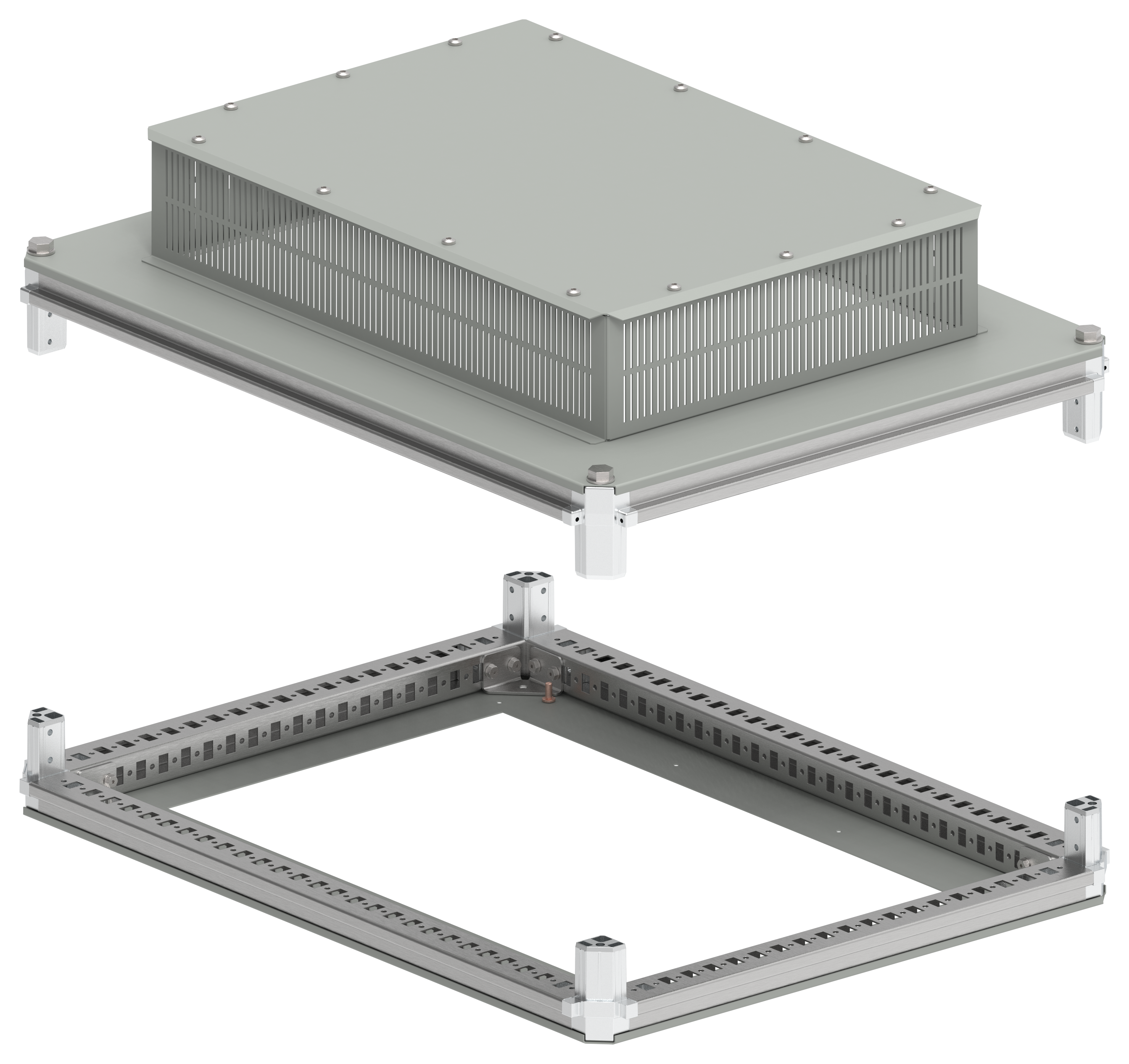 FORMAT Крыша и основание (под фланец) 600х800мм IP31 IEK FO-00-KOF-060-080-31