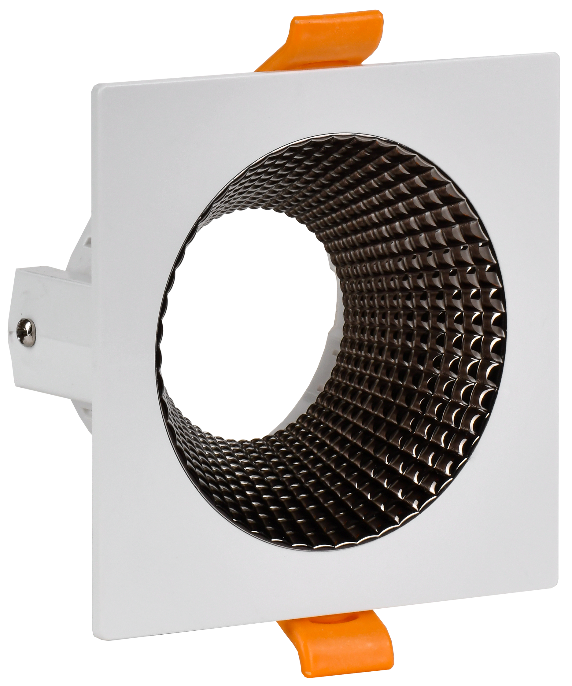 LIGHTING Светильник 4110 встраиваемый поворотный под лампу GU10 белый/шоколад пластик IEK LT-UVB0-4110-GU10-1-K30