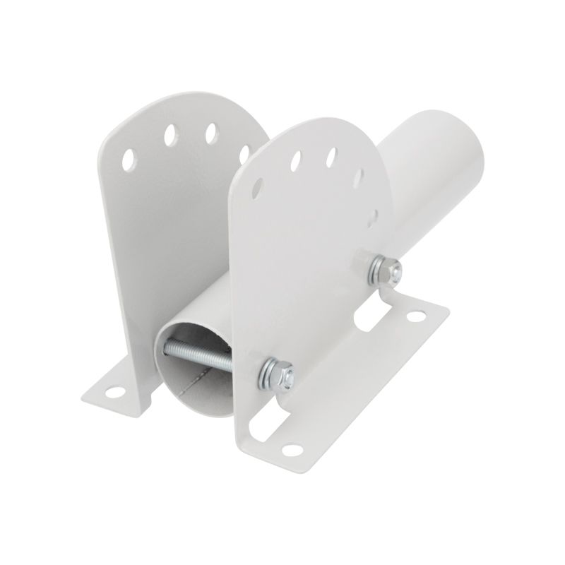 Кронштейн накладной / под бандажную ленту с переменным углом белый (230х150х150, Ø 57) REXANT  арт.607-302; 607-304; 607-410