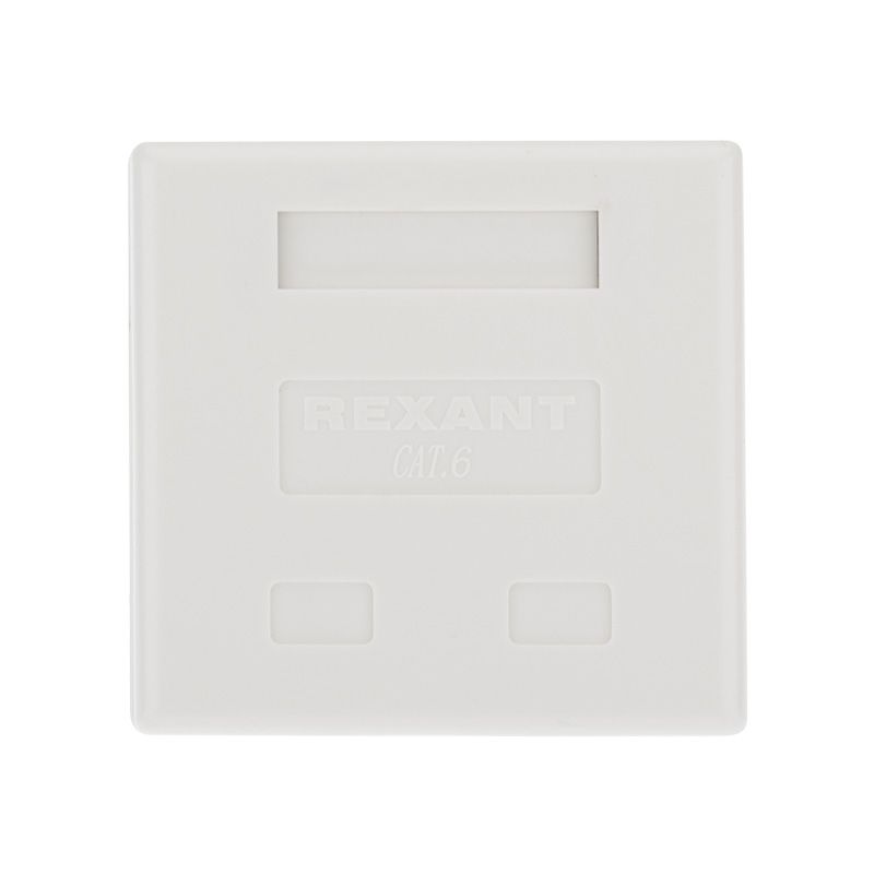 Розетка компьютерная внешняя, 2-порта RJ-45 (8P8C), STP, CAT 6 REXANT - Фото 3