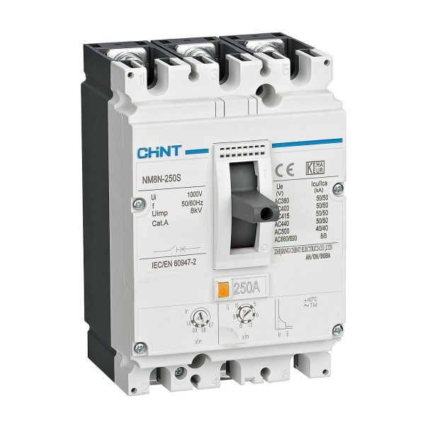 Авт. выкл. NM8N-250S TM 3P 200А 50кА с рег. термомаг. расцепителем (R)