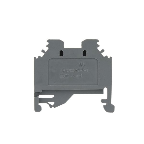 Колодка клеммная пружинная JXB-S-4 32А серая EKF - Фото 2