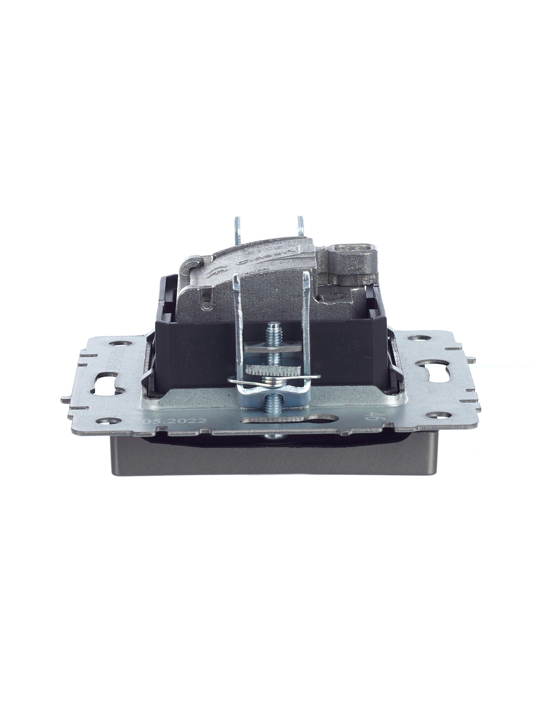 BRITE Розетка двойная TV+SAT РТВ/РСп12-БрС сталь IEK - Фото 4