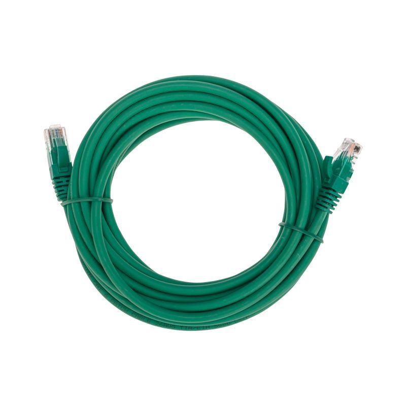 Патч-корд U/UTP, CAT 6, RJ45-RJ45, 26AWG, LSZH, зеленый, 5м REXANT 02-0296-5