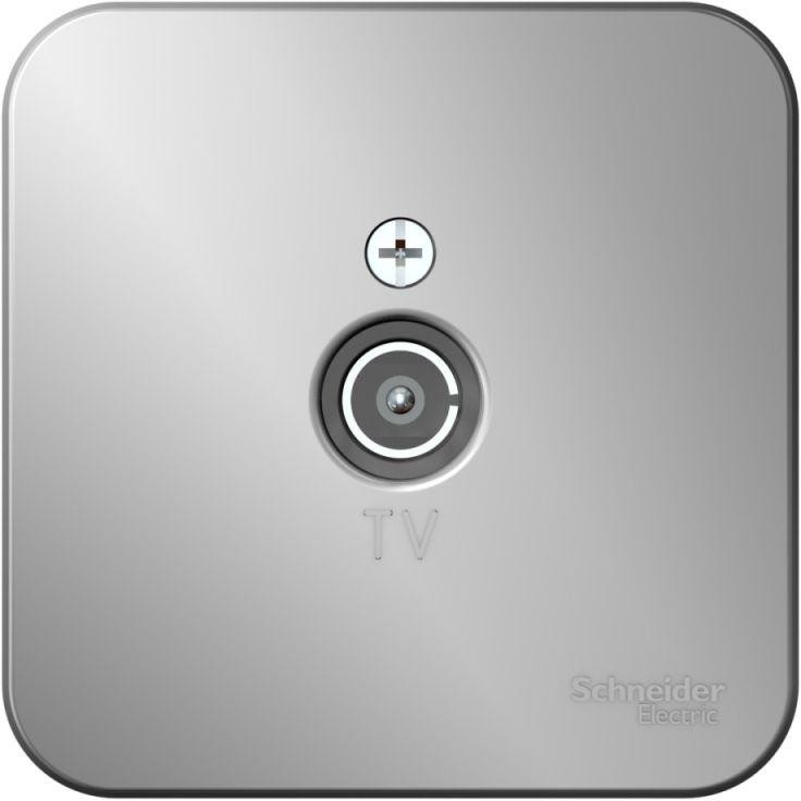 Розетка телевизионная TV ОП Blanca коннектор с изолир. пластиной алюм. SE BLNTA000013