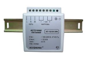 Блок стабилизированного питания AT-12/15 DIN AT-12/15-DIN