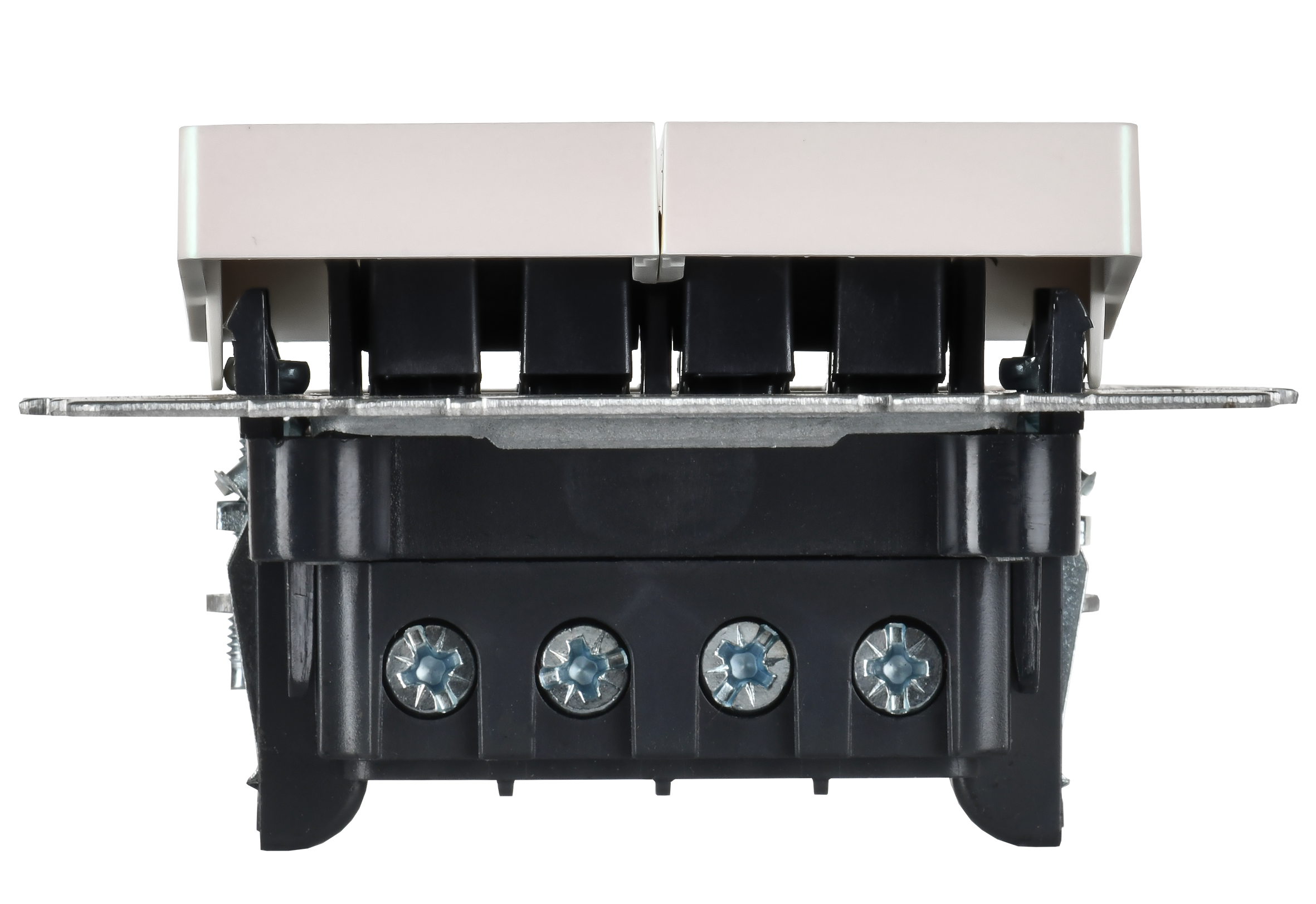 BRITE Выключатель 2-клавишный перекрестный 10А ВС10-2-3-БрЖ жемчуг IEK - Фото 6