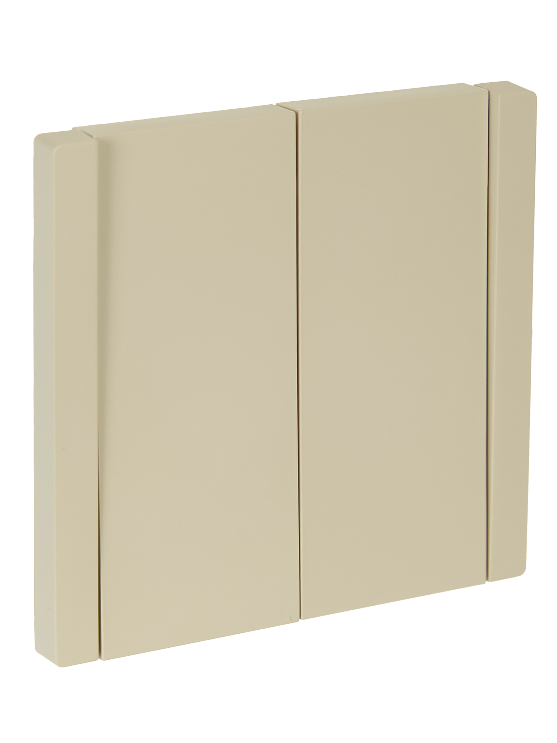 FORTE&PIANO Выключатель 2-клавишный 10А FP405 ваниль IEK FP-V20-0-10-1-K10