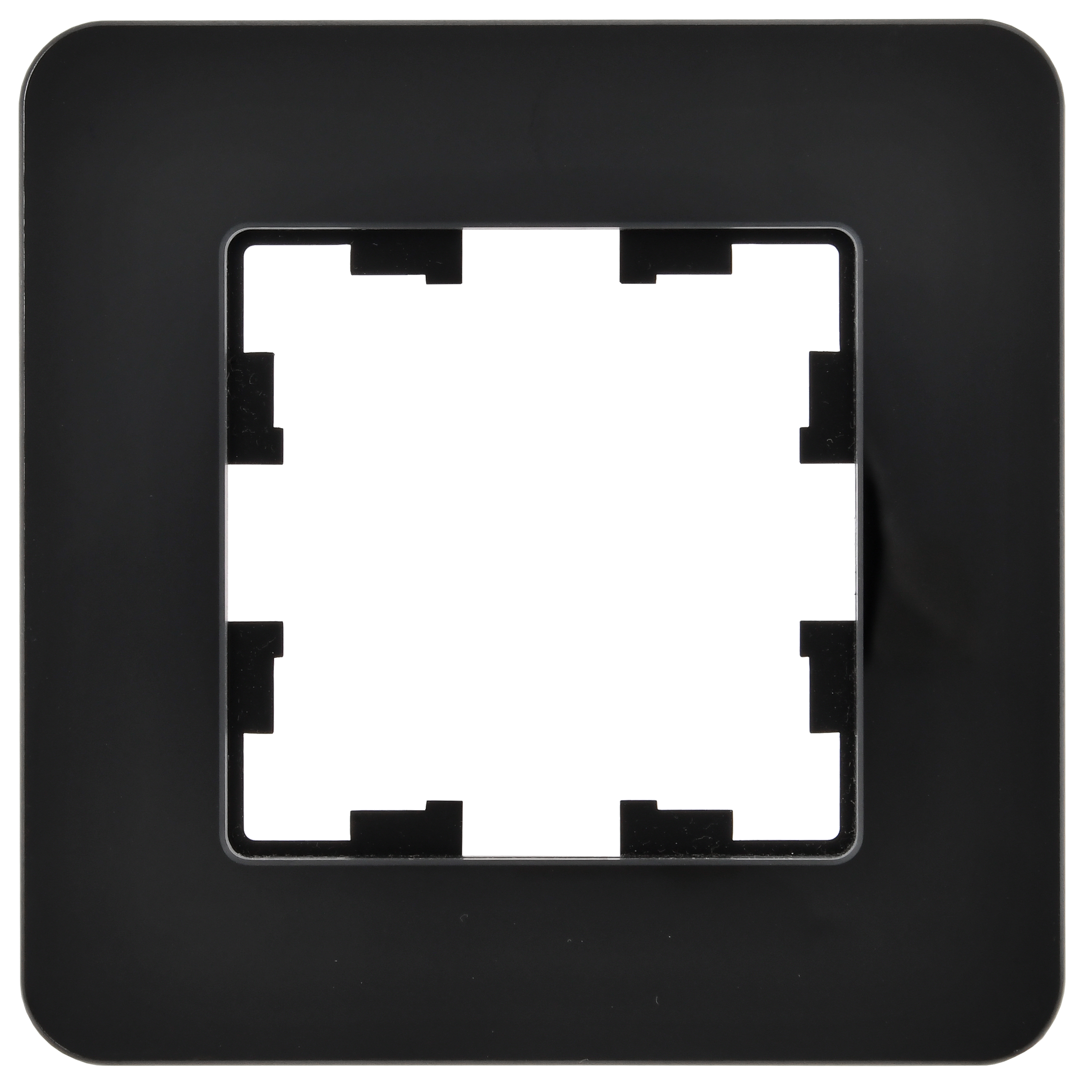 BRITE Рамка 1-местная РУ-1-2-Бр стекло черный RE IEK - Фото 4