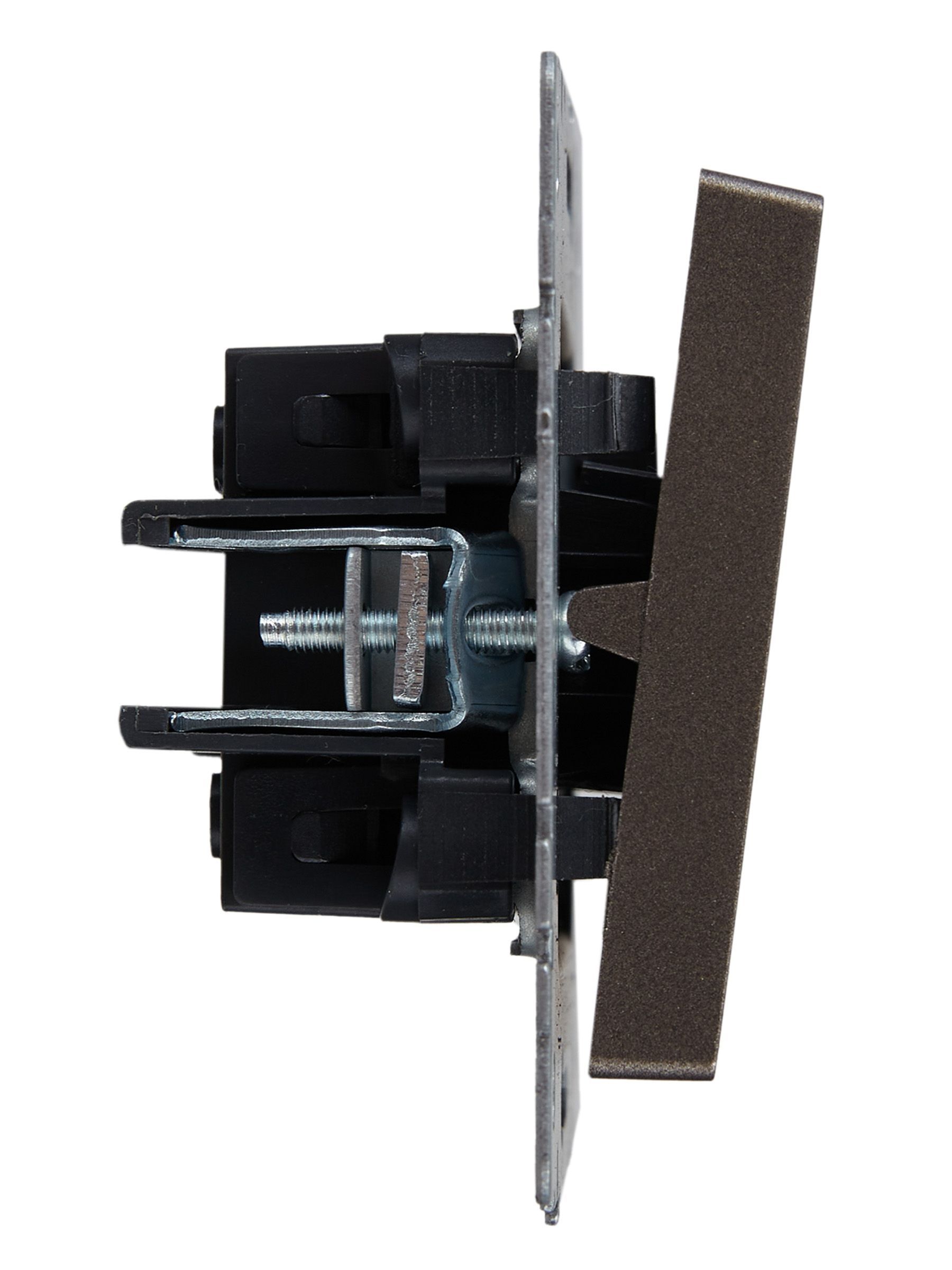 BRITE Выключатель 1-клавишный перекрестный 10А ВС10-1-3-БрТБ темная бронза IEK - Фото 3