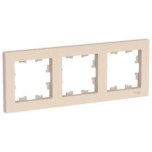 Рамка 3-м AtlasDesign универс. беж. SE ATN000203 1240179