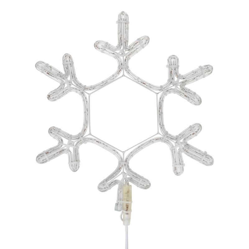 Фигура Снежинка цвет белый, размер 45x38 см NEON-NIGHT 501-212-1
