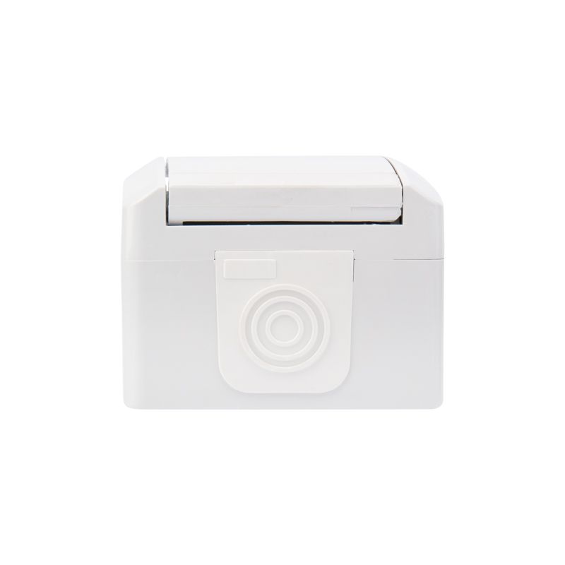 Розетка одноместная (керамика) INDUSTRIAL IP54 с/з, о/у, белая KRANZ - Фото 5