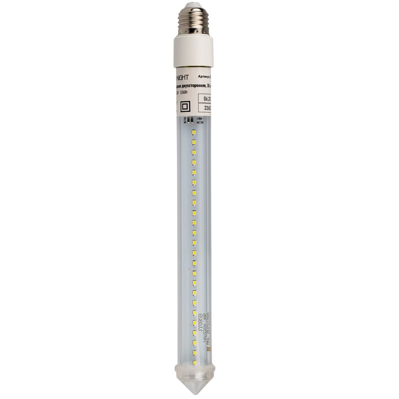 Сосулька светодиодная E27 30см двухсторонняя 24x2 LED БЕЛЫЙ IP65 230В NEON-NIGHT - Фото 4