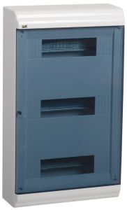 PRIME Корпус пластиковый ЩРН-П-36 модулей навесной белый IP41 IEK MKP82-N-36-41-05