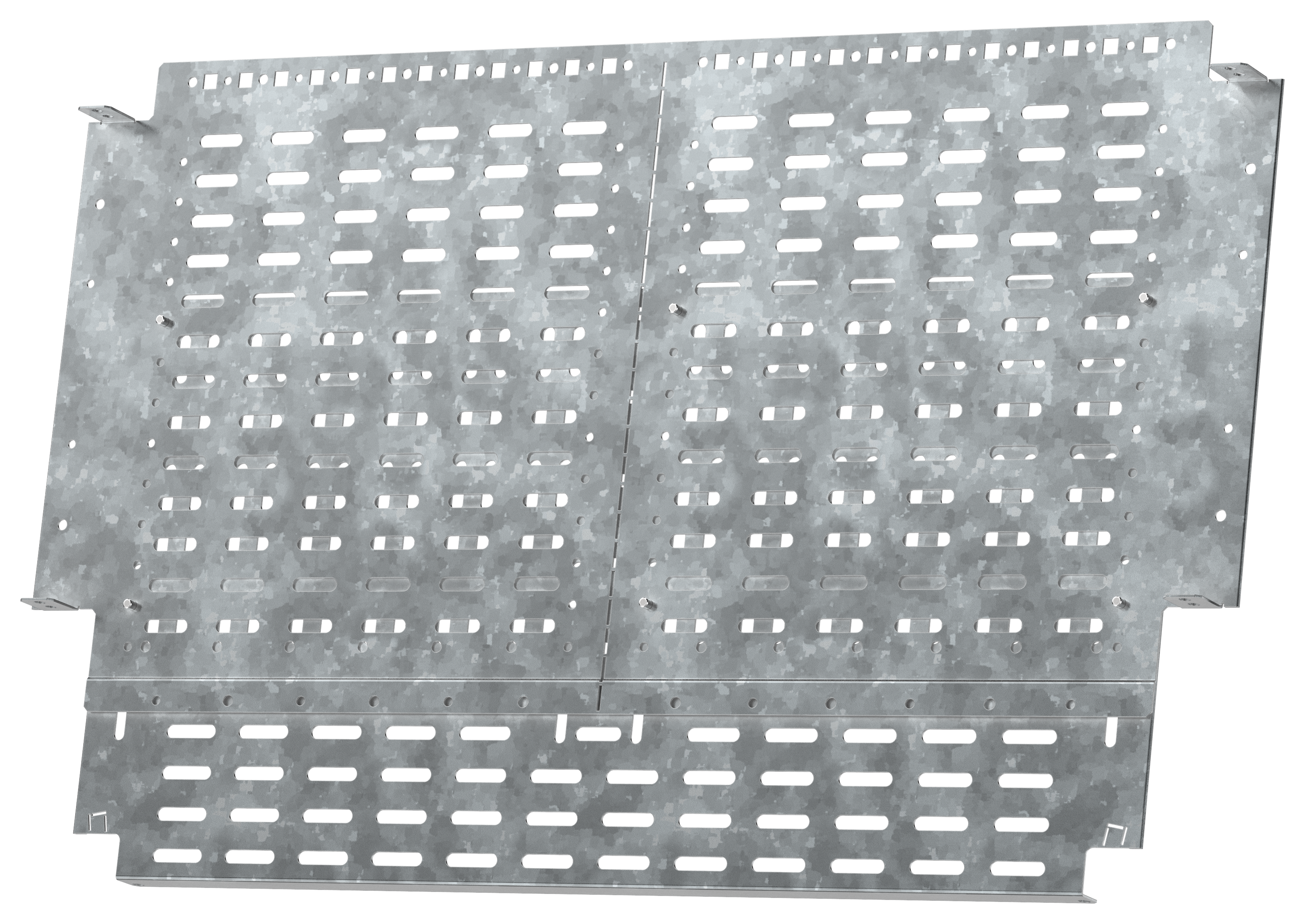 FORMAT Перегородка секционирования монтажной панели задняя горизонтальная 800х400мм в шкаф глубиной 800мм IEK FO-00-SWMP-080-040