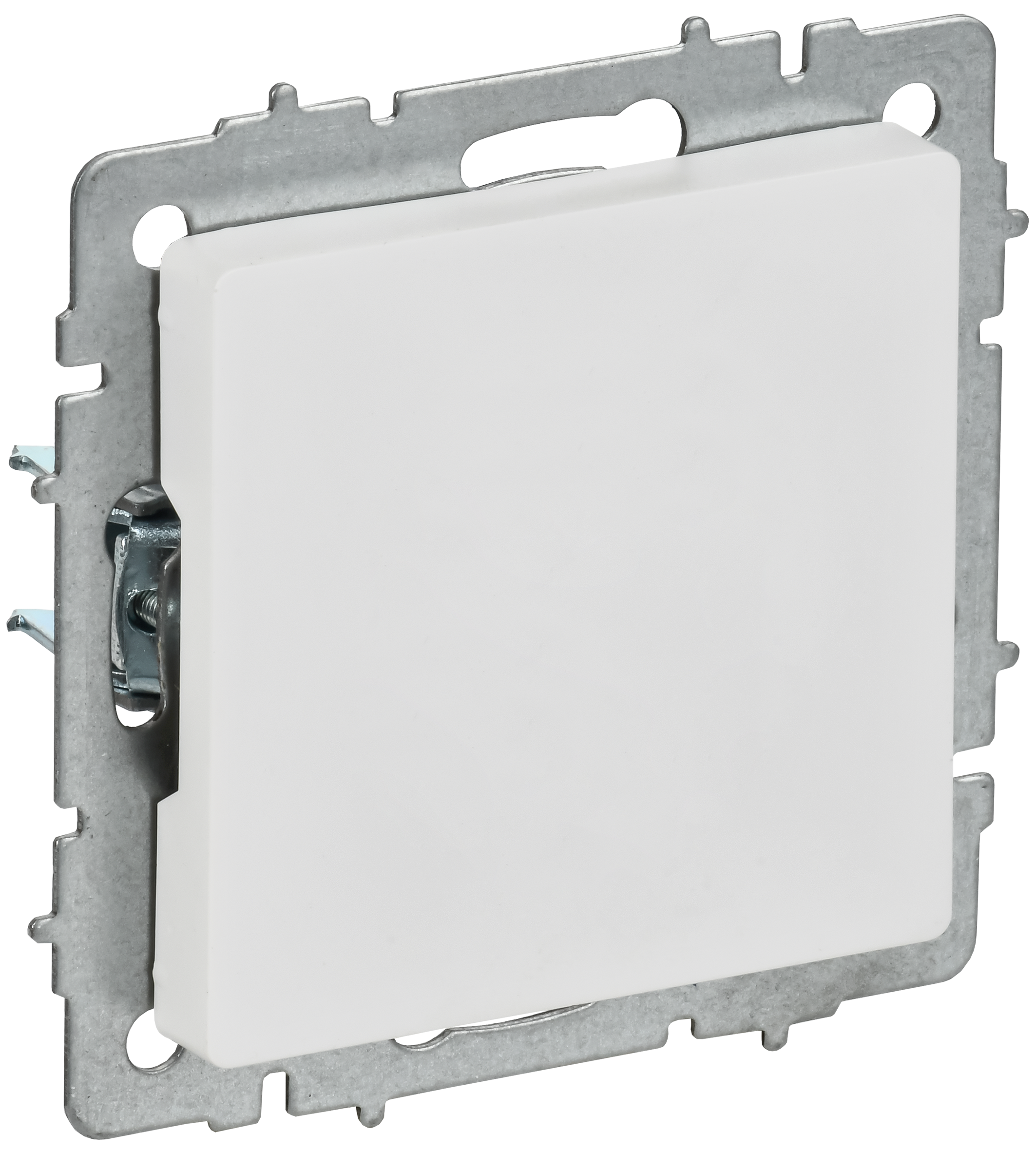 BRITE Заглушка с суппортом МЗ10-БрАБ арктический белый IEK BR-PL10-K91