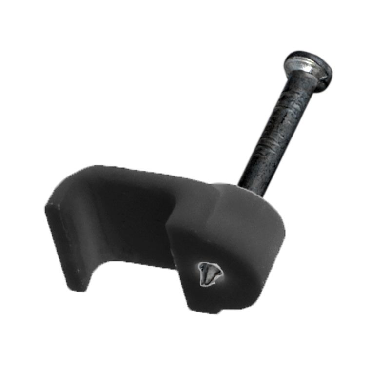 Крепеж кабеля плоский 8 х 3 мм, черный (упак. 50 шт)  REXANT 07-4207-1