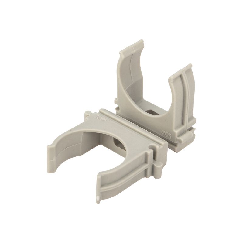 Крепеж-клипса для трубы ø25мм серая (10 шт/уп) REXANT 28-0125-4