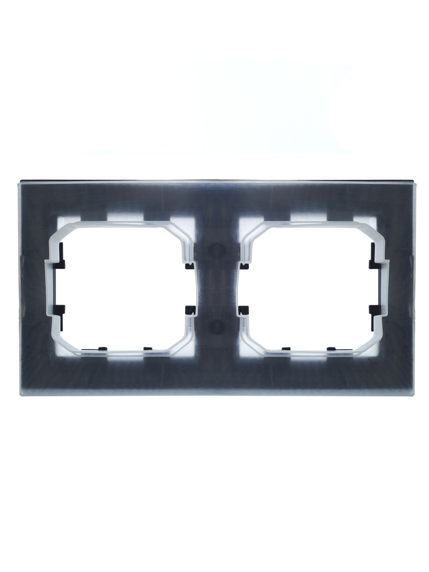 BRITE Рамка 2-местная IP44 РУ-2-БрМ-44 маренго IEK - Фото 3