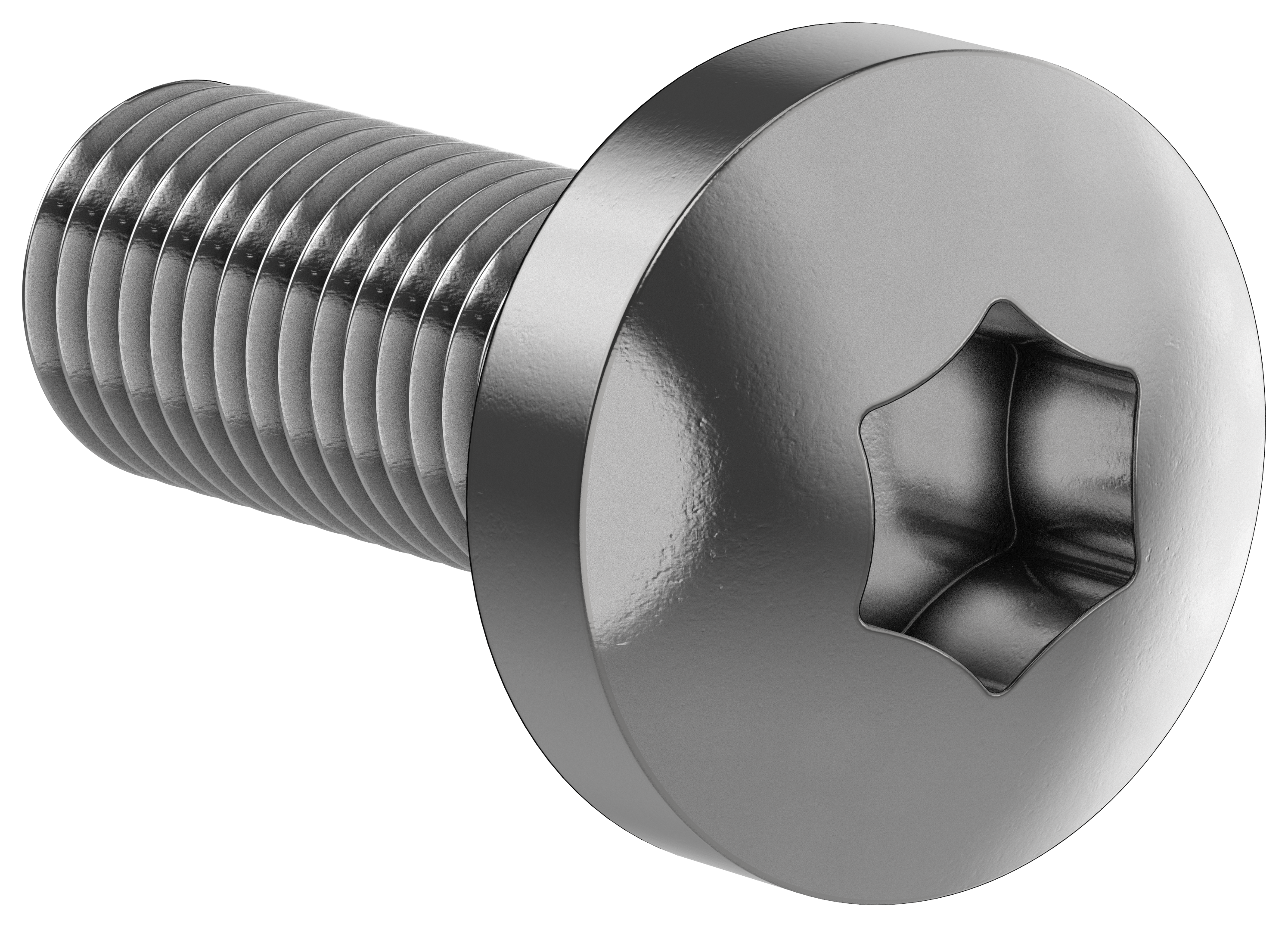 FORMAT Винт М6х16 самонарезающий полукруглая головка шестирадиусный шлиц TORX30 DIN 7500С (20шт/упак) IEK FO-00D-VTORX-M6X16-020