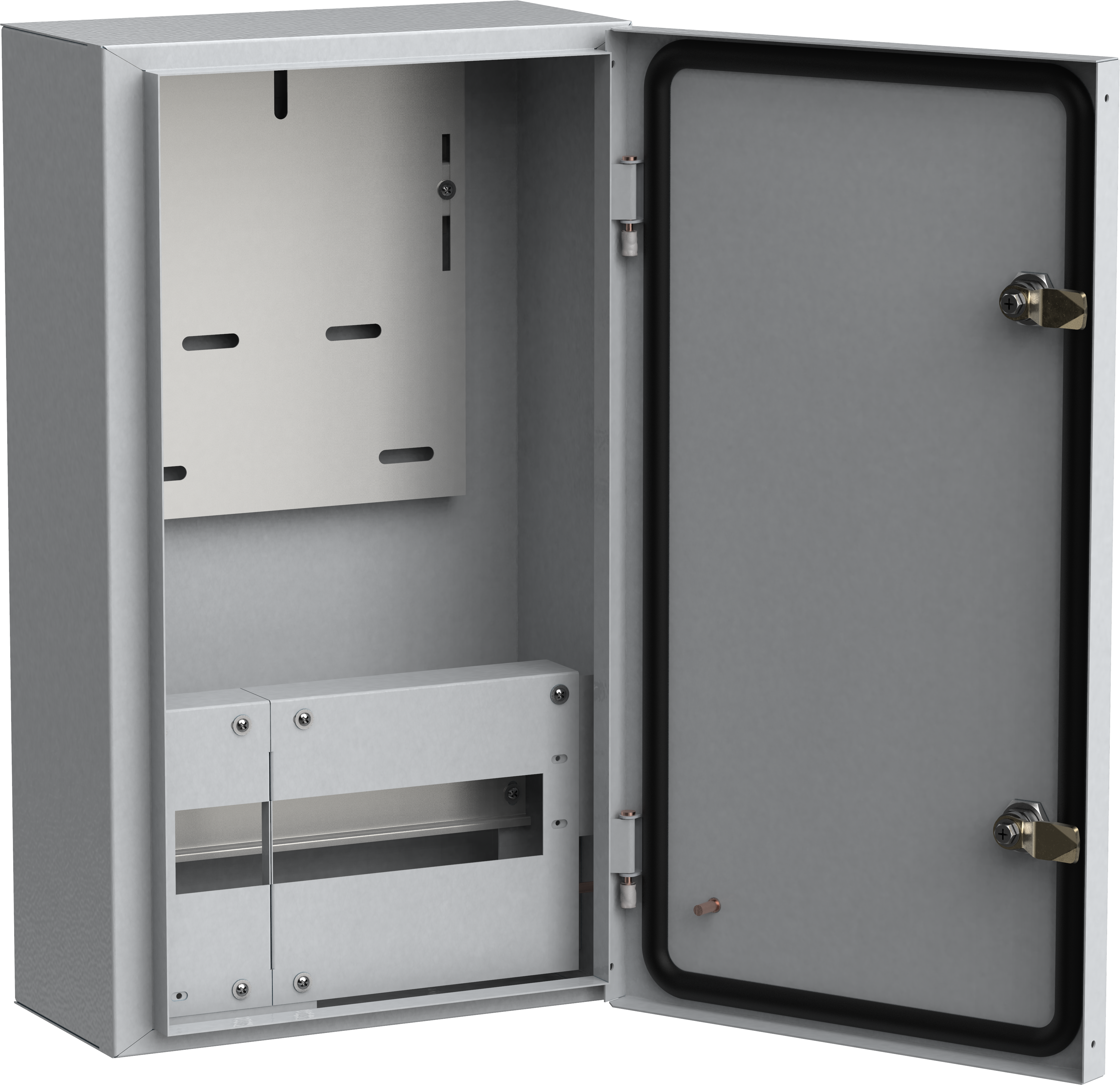 TITAN Корпус металлический ЩУРн-3/12 (540х310х165мм) IP54 без окна IEK