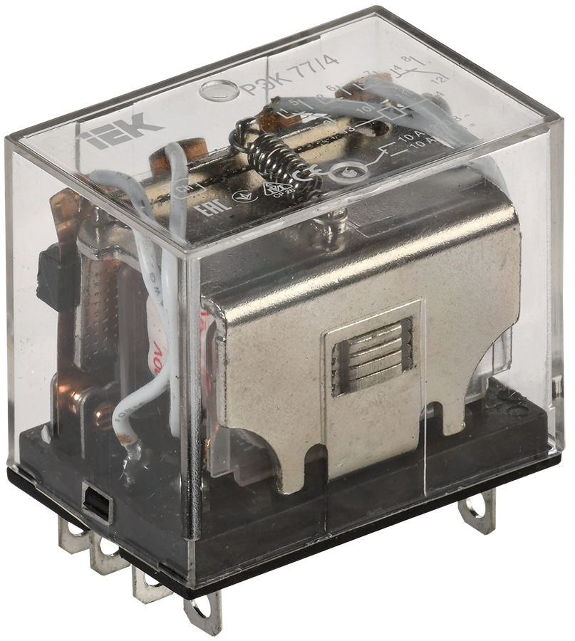 Реле РЭК77/4(LY4) 10А 220В AC IEK