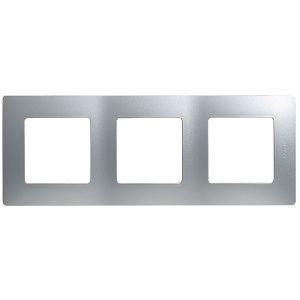 ETIKA Рамка 3-местная алюминий 672553