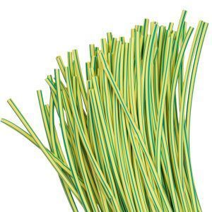 ТУТ нг 8/4 желто-зеленая в отрезках по 1м EKF tut-8-yg-1m