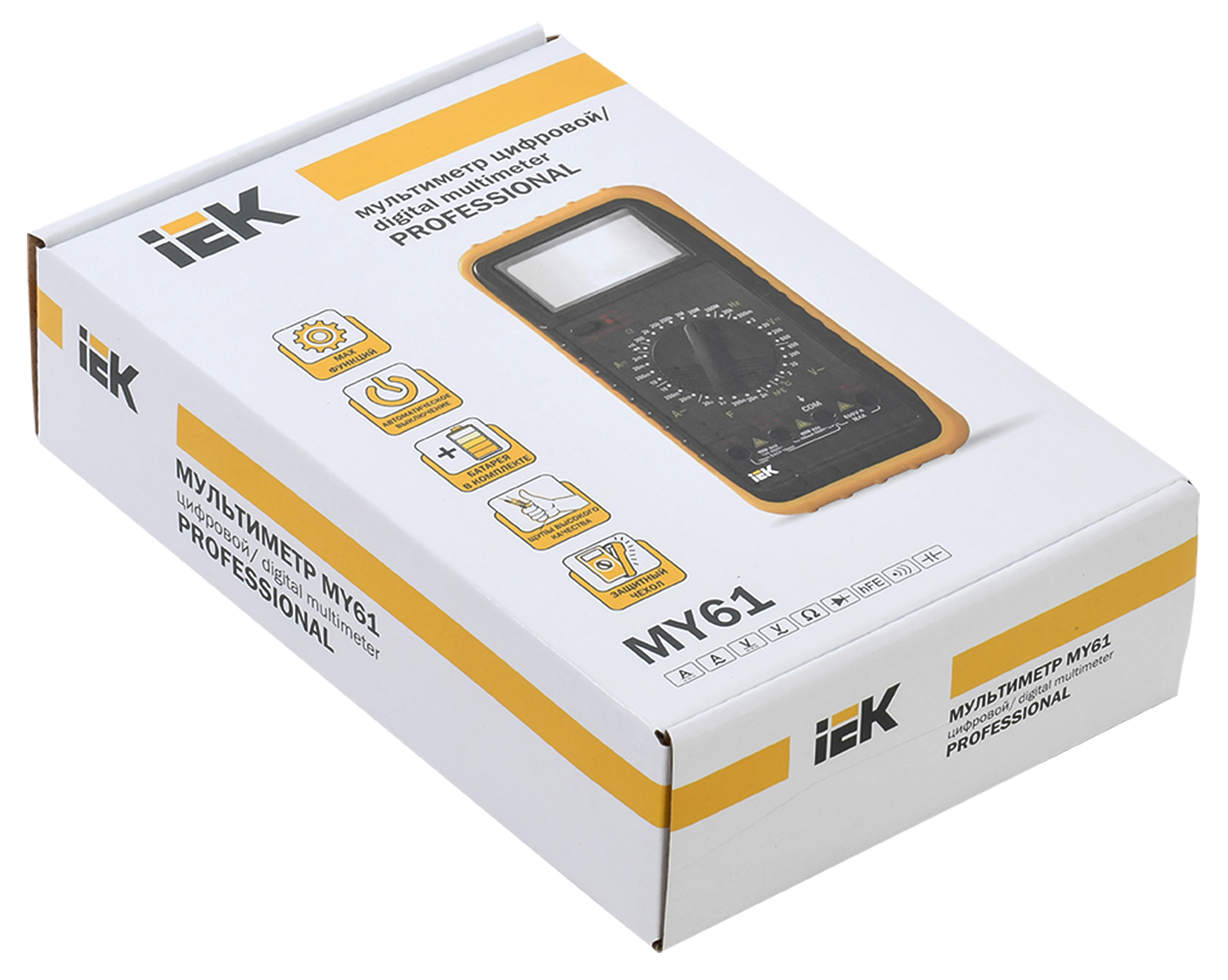Мультиметр цифровой PROFESSIONAL MY61 IEK - Фото 2
