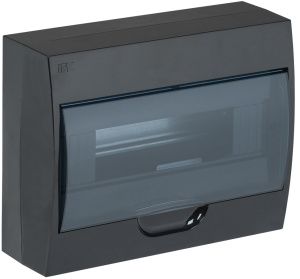 KREPTA 3 Корпус пластиковый ЩРН-П-12 IP41 черный IEK MKP12-N-12-41-K02