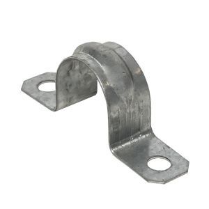 Скоба метал. двухлапковая d21-22 мм (10 шт) EKF PROxima sm-2-21-22-r