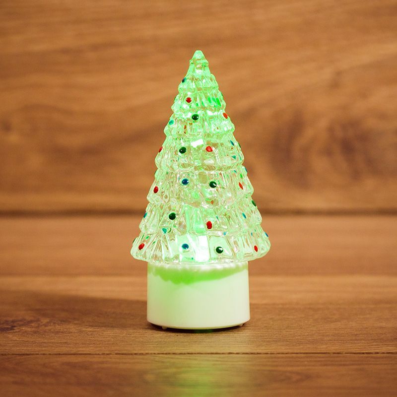 Фигура светодиодная на подставке Елочка средняя, RGB 501-048