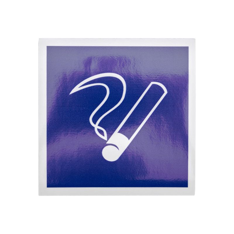 Наклейка информационный знак "Место курения" 100х100 Rexant 56-0032