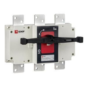 Рубильник-выключатель 1000A 3P c рукояткой управления для прямой установки PowerSwitch EKF psds-1000-3