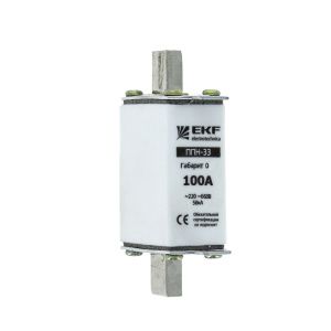 Плавкая вставка ППН-33 160/63А габарит 0 EKF fus-33-0/160/63