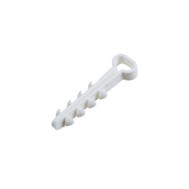Дюбель-хомут 5-8мм, прямоугольный, белый (100 шт/уп) REXANT 07-4608