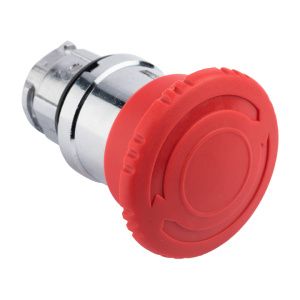 Исполнительный механизм кнопки XB4 "Грибок" красный поворотный с фиксацией без подсветки XB4BSF-R