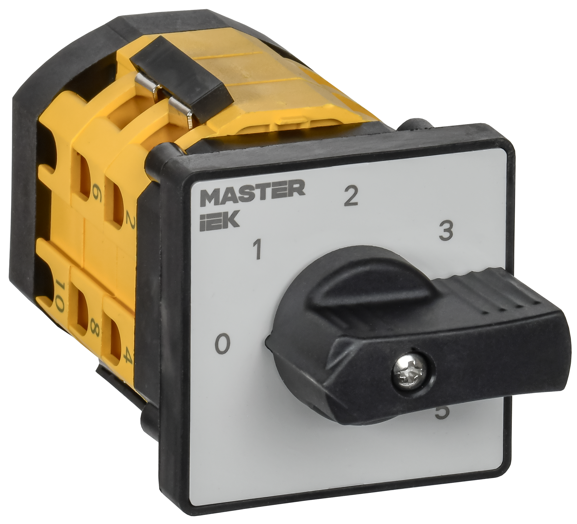 Переключатель кулачковый стандартная рукоятка 10А схема 110 IEK MI-CS10-010-110