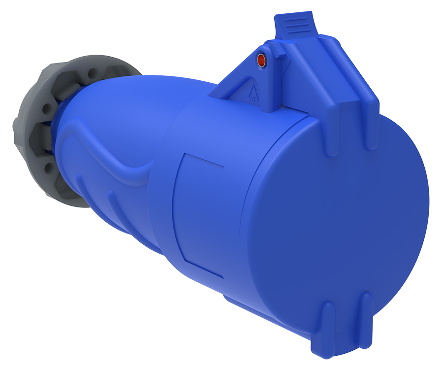 MAGNUM Розетка переносная ССИ-213 16А-6ч/200-250В 2P+PE IP44 IEK